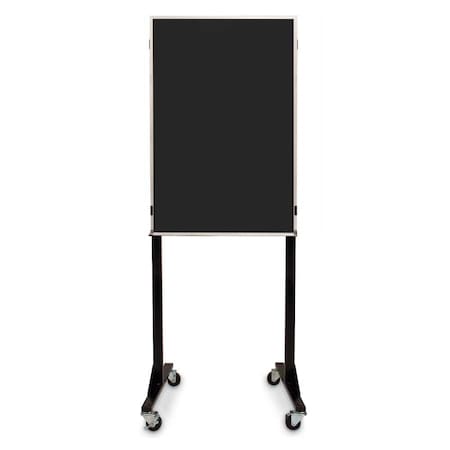 United Visual Products Sliding Door Wood Corkboard, 72"x36", Ligh, UV9005OCS-LTOAK-AMETHY UV9005OCS-LTOAK-AMETHY